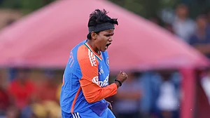 Photo: BCCI Women : Deepti Sharma in action